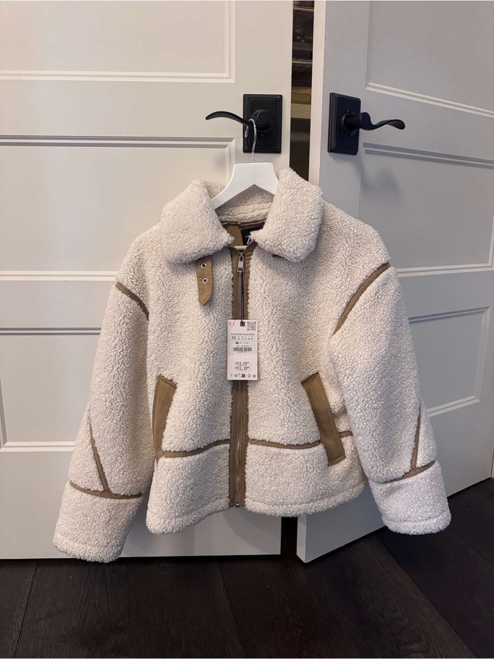 Zara Shearling Coat